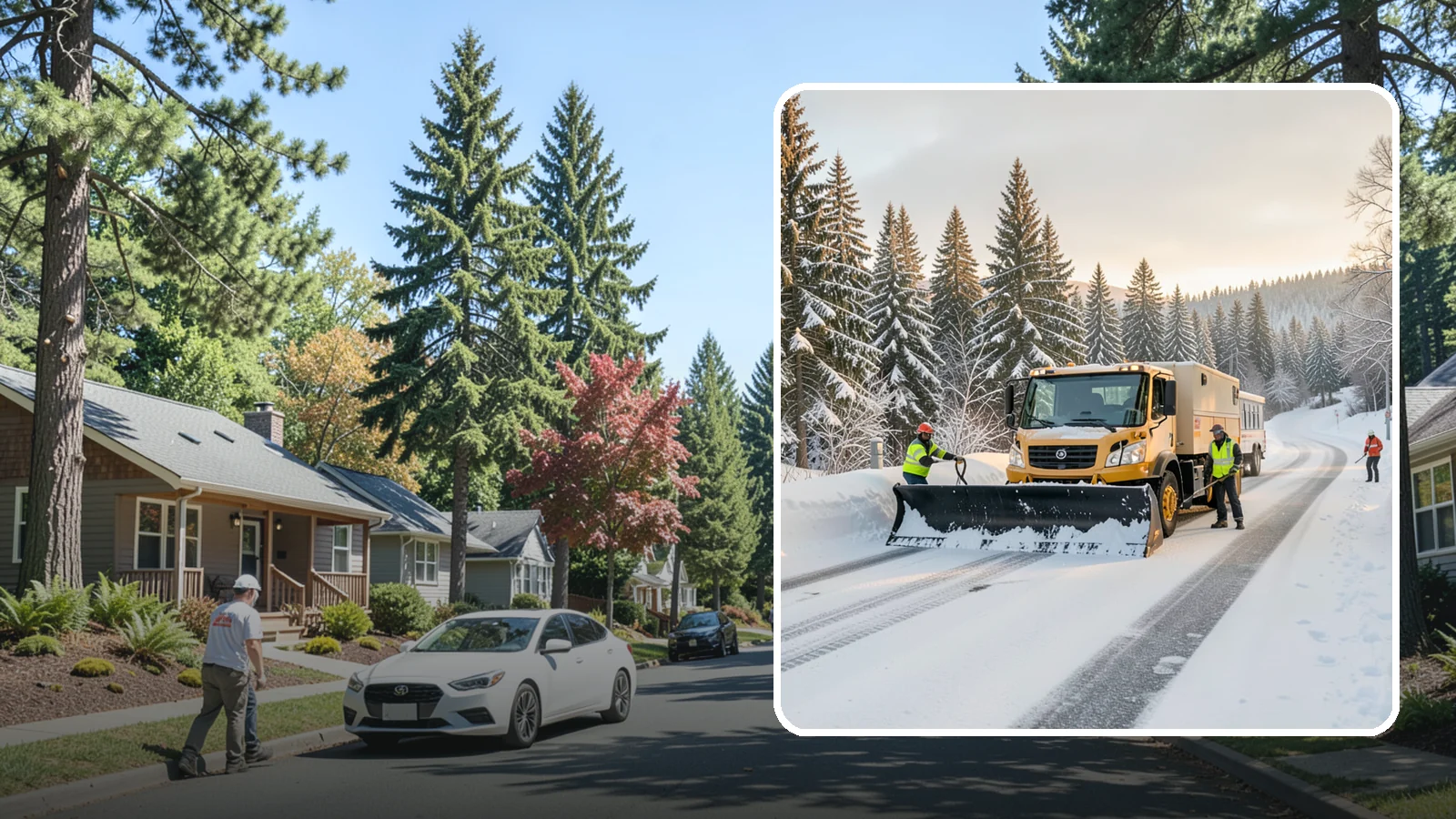 Fitness Center Snow Plowing in Orting, Pierce County, WA - We plow fitness center lots and entrances for early-morning and late-night hours so members work out safely on any day.