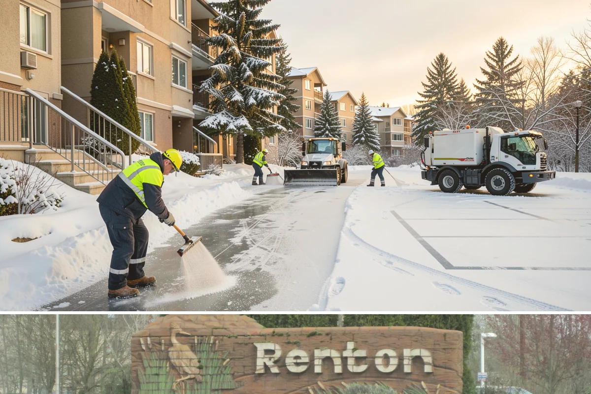 Fitness Center Snow Plowing in Renton, King County, WA - Arrange service before winter so members keep their routine through any storm.