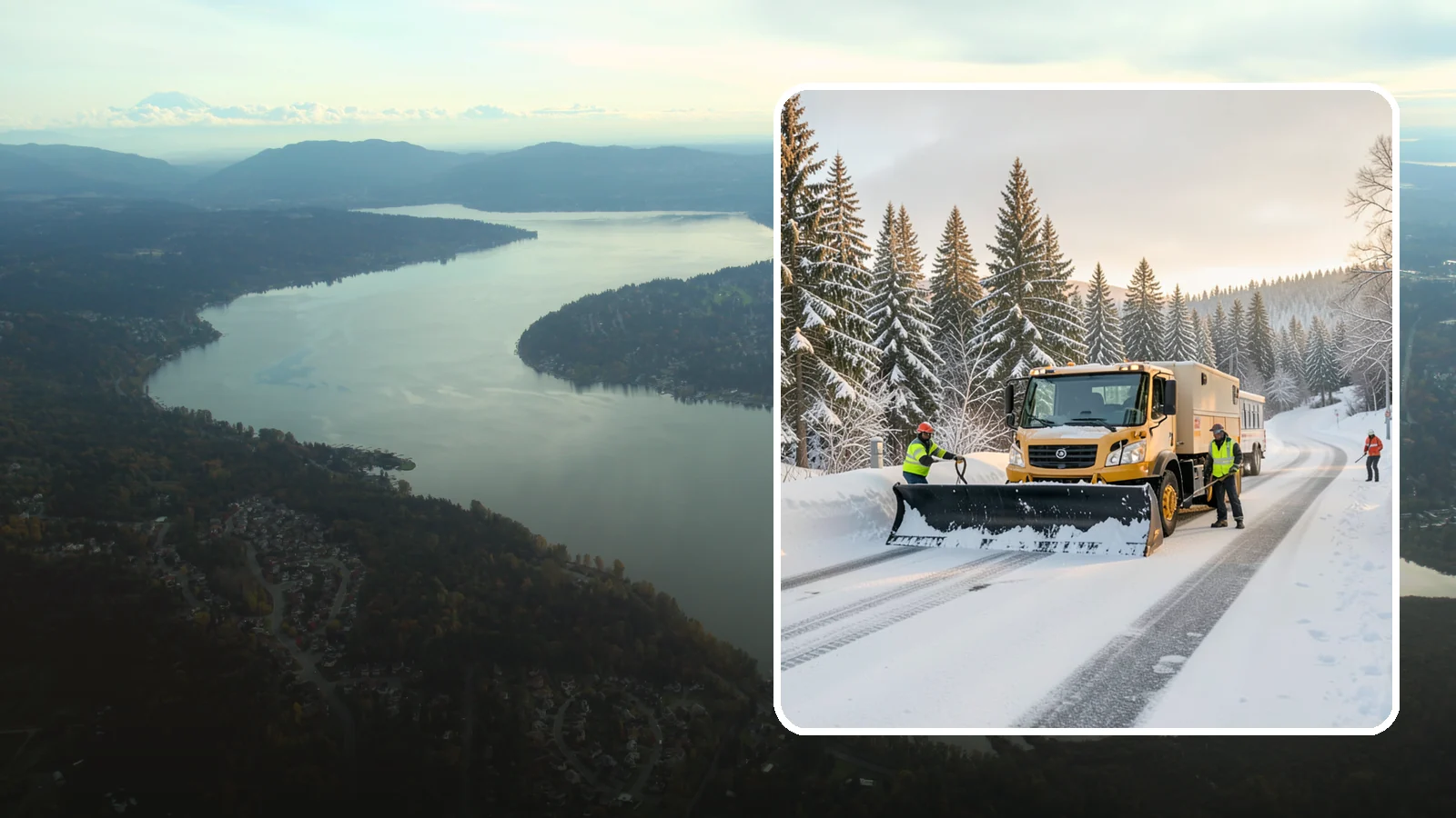 Fitness Center Snow Plowing in Sammamish, King County, WA - We plow fitness center lots and entrances for early-morning and late-night hours so members work out safely on any day.