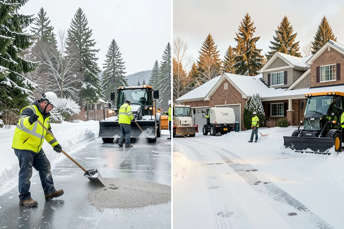 Fitness Center Snow Plowing in Snoqualmie, King County, WA - Confirm early and late operating hours with management