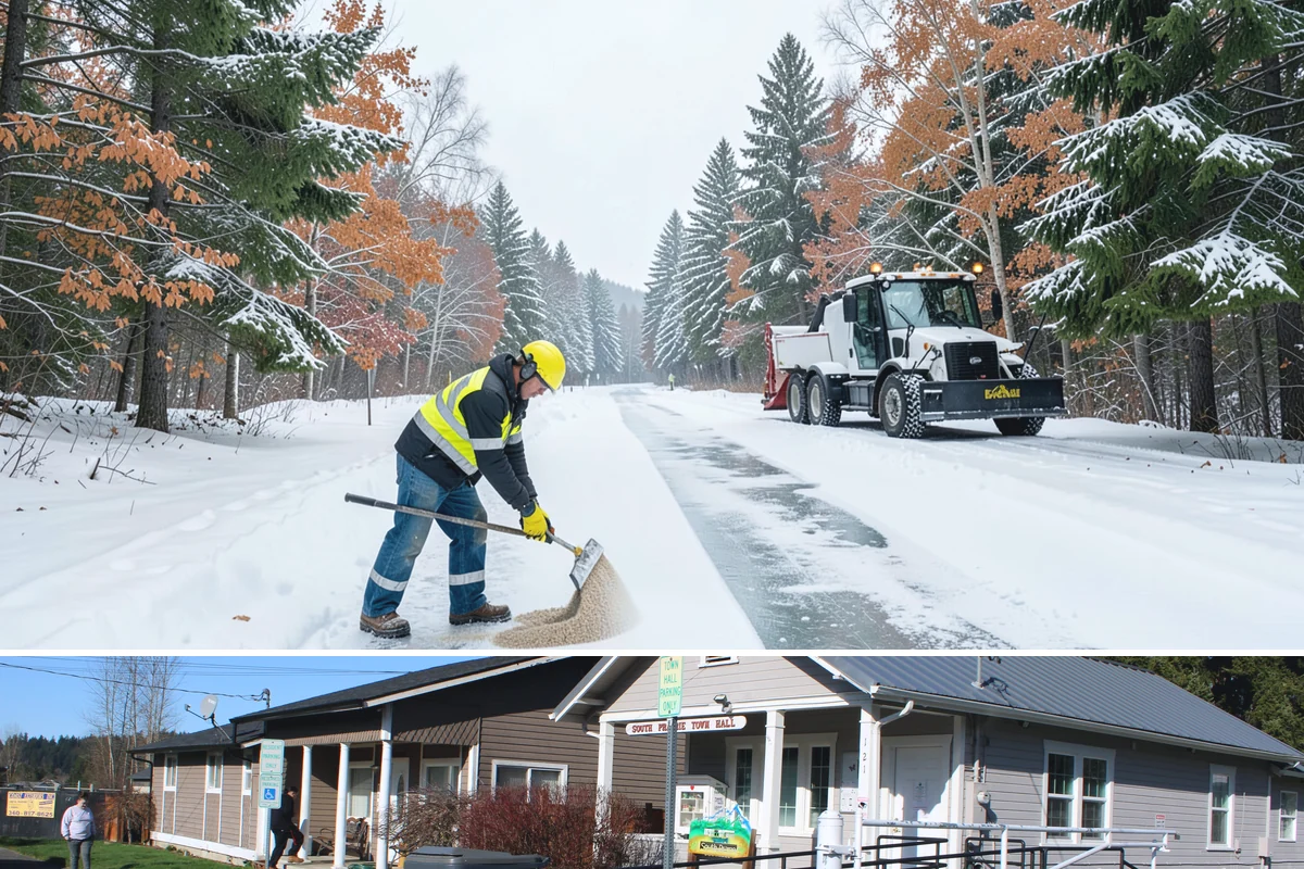 Fitness Center Snow Plowing in South Prairie, Pierce County, WA - Arrange service before winter so members keep their routine through any storm.