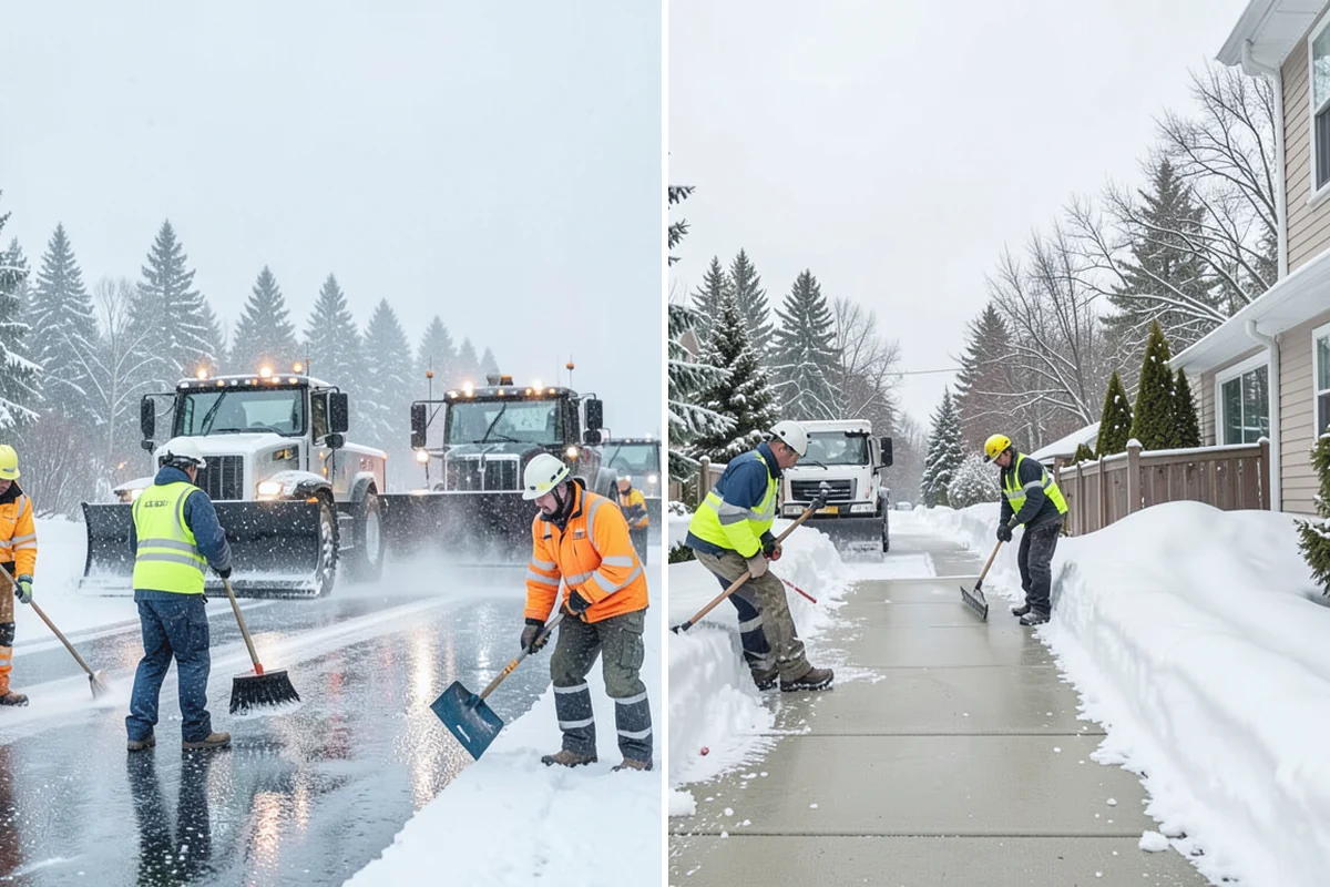 Fitness Center Snow Plowing in Sumner, Pierce County, WA - Confirm early and late operating hours with management