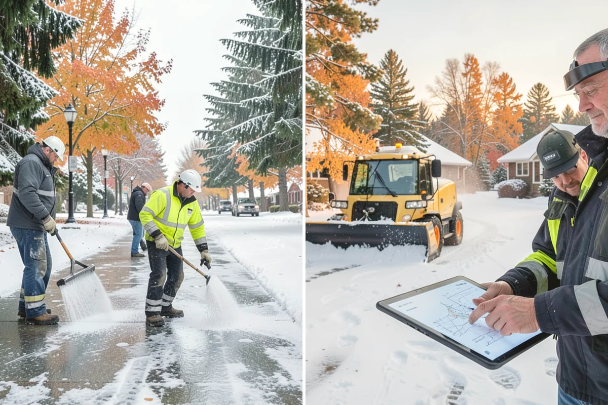 Fitness Center Snow Plowing in University Place, Pierce County, WA - Confirm early and late operating hours with management
