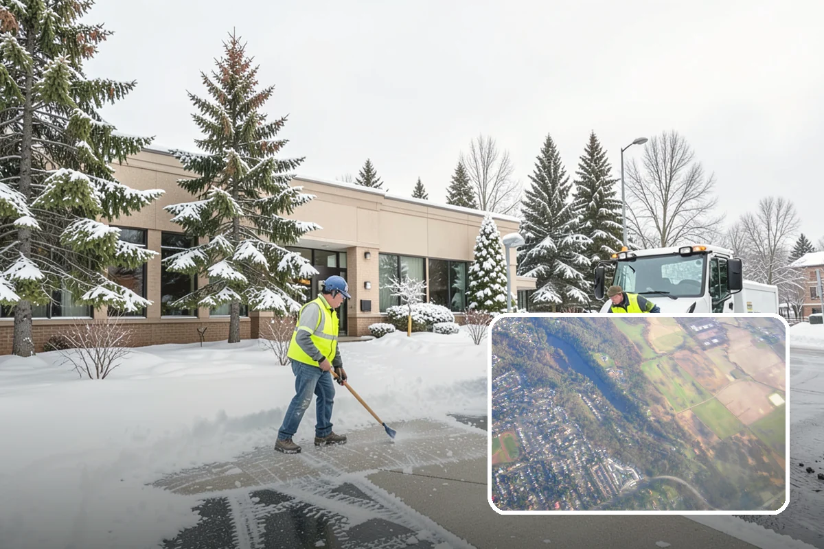 Flat Roof Snow Removal in Algona, King County, WA - Prevents dangerous load buildup on non-shedding roofs