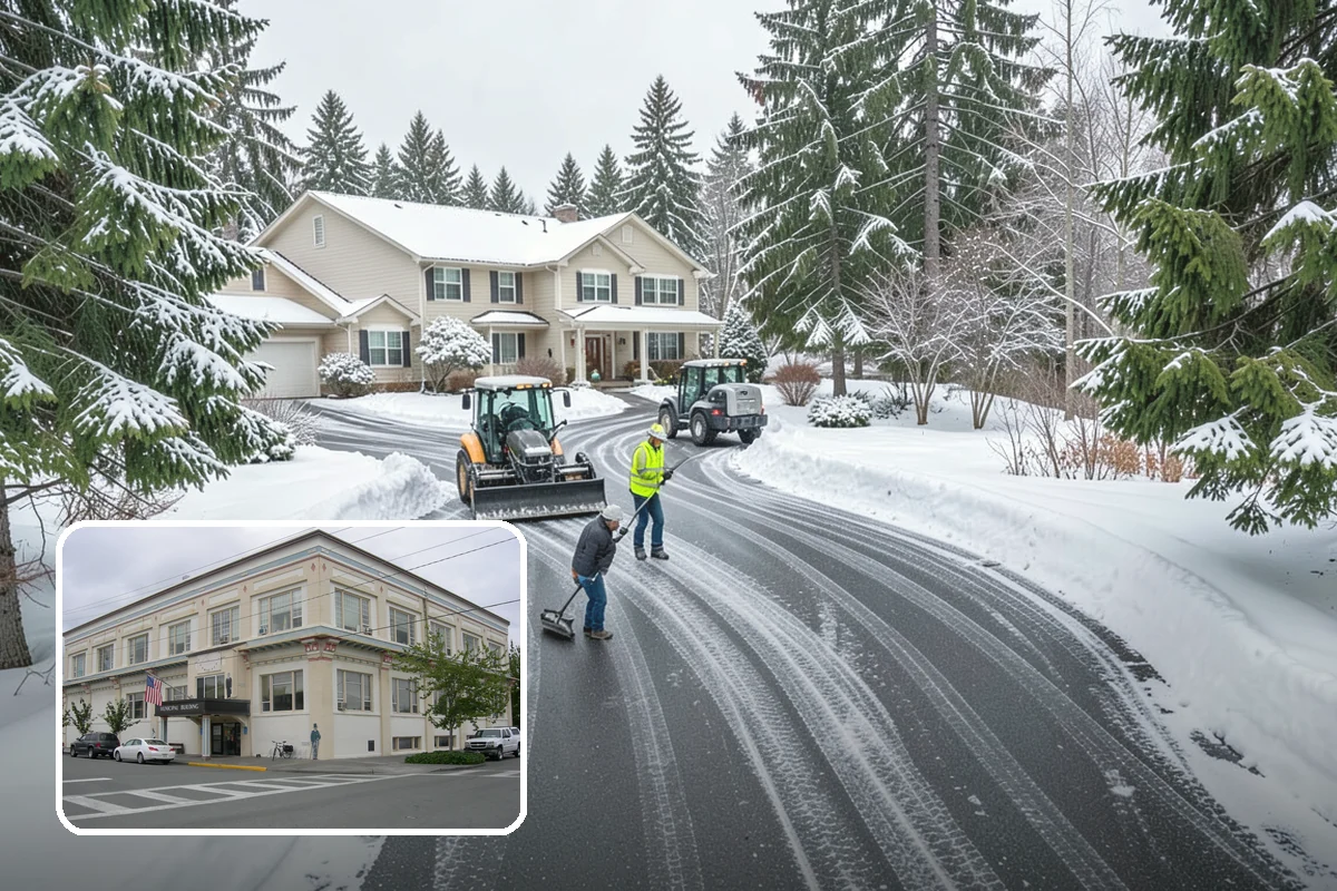 Flat Roof Snow Removal in Anacortes, Skagit County, WA - Prevents dangerous load buildup on non-shedding roofs