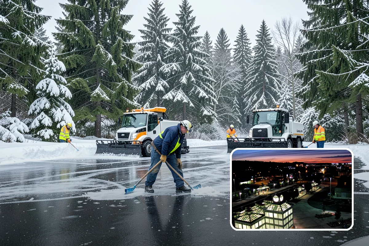 Flat Roof Snow Removal in Auburn, King County, WA - Prevents dangerous load buildup on non-shedding roofs