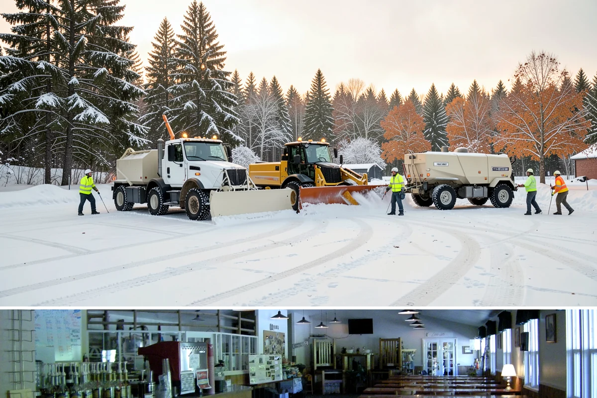 Flat Roof Snow Removal in Black Diamond, King County, WA - Flat roof snow removal is most urgent during prolonged lowland snow and the wet spells that let meltwater pond and add weight.