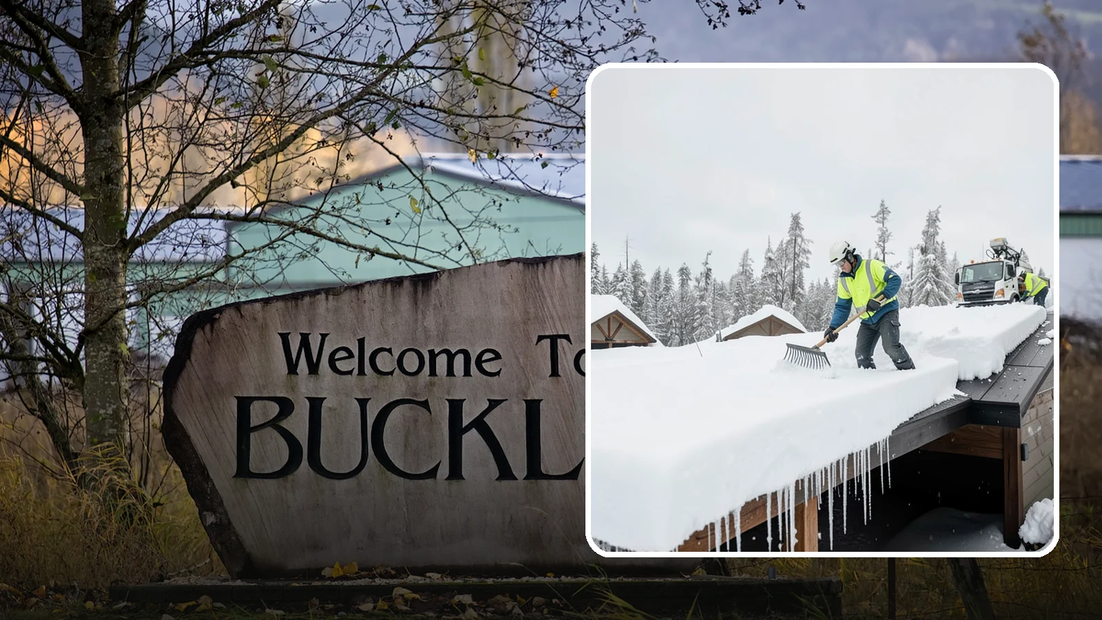 Flat Roof Snow Removal in Buckley, Pierce County, WA - We clear snow from flat and low-slope roofs where drainage is poor and loads concentrate quickly.