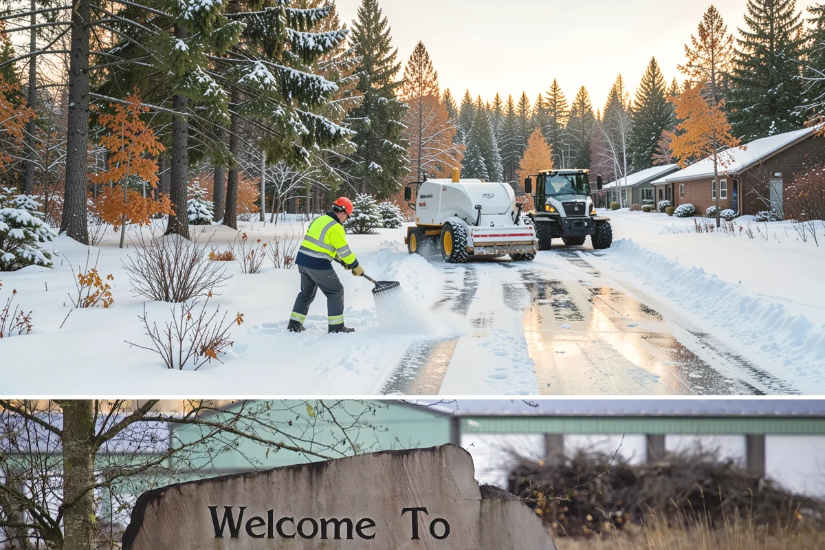 Flat Roof Snow Removal in Buckley, Pierce County, WA - Flat roof snow removal is most urgent during prolonged lowland snow and the wet spells that let meltwater pond and add weight.