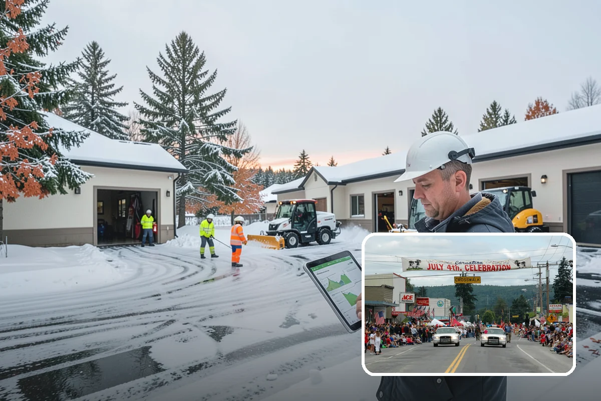 Flat Roof Snow Removal in Carnation, King County, WA - Prevents dangerous load buildup on non-shedding roofs