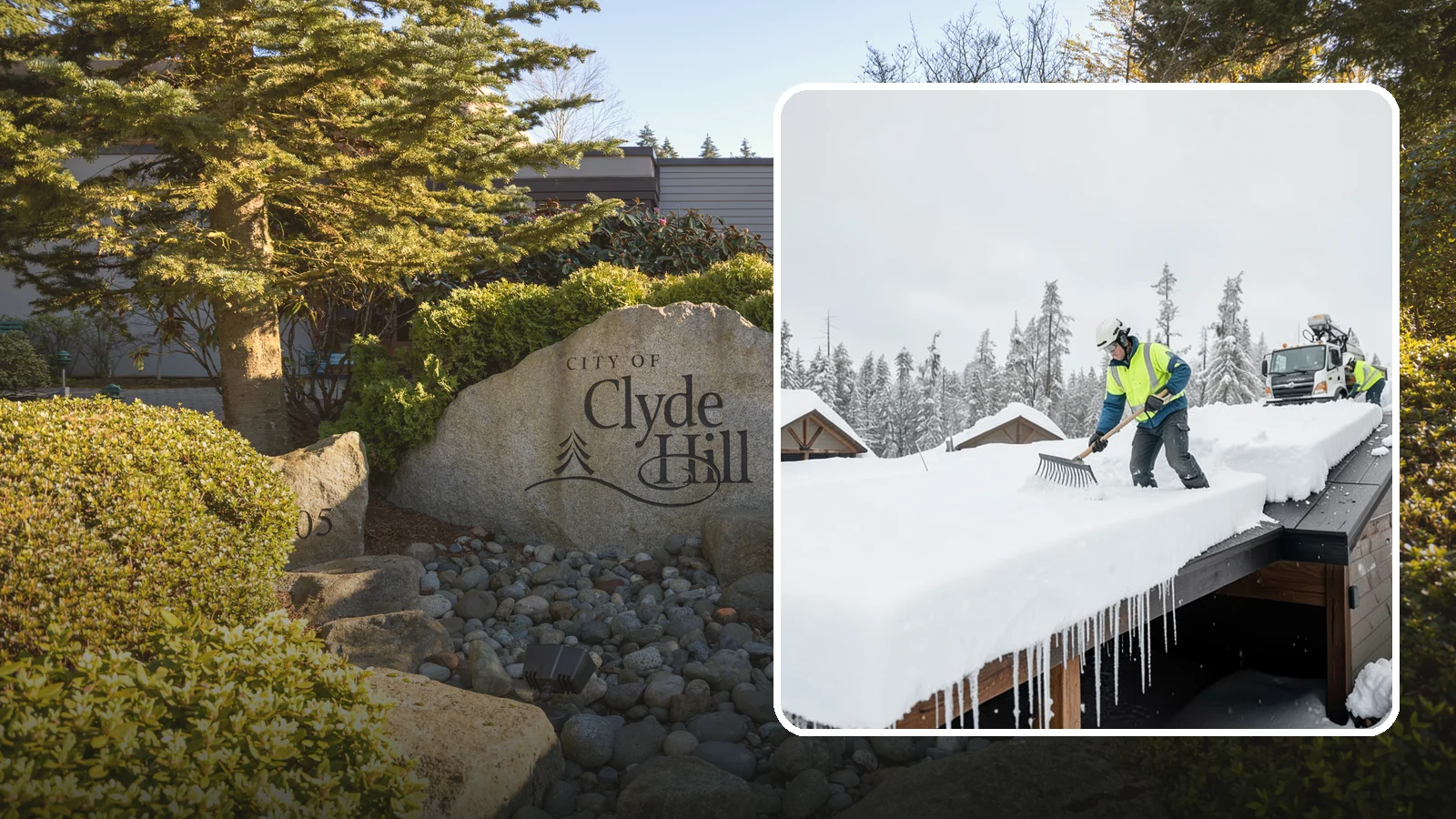 Flat Roof Snow Removal in Clyde Hill, King County, WA - We clear snow from flat and low-slope roofs where drainage is poor and loads concentrate quickly.