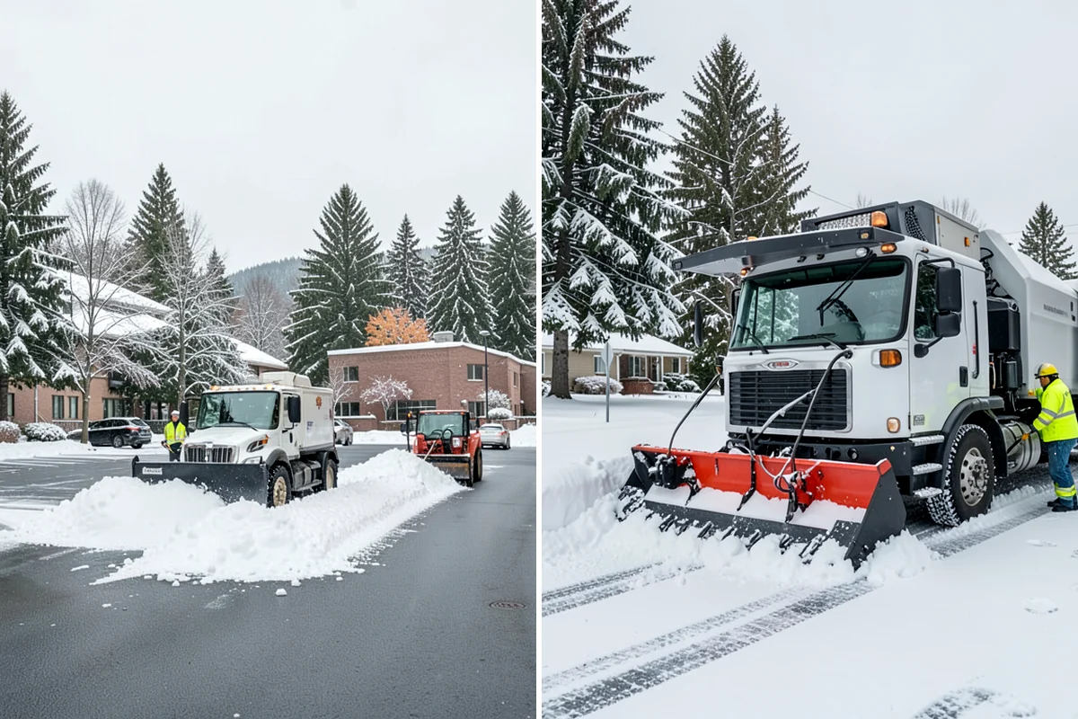 Flat Roof Snow Removal in Clyde Hill, King County, WA - Inspect the membrane and locate all drains