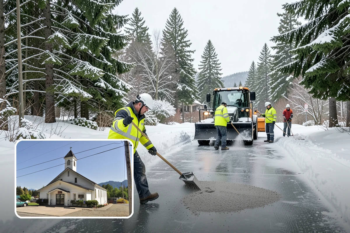 Flat Roof Snow Removal in Concrete, Skagit County, WA - Prevents dangerous load buildup on non-shedding roofs