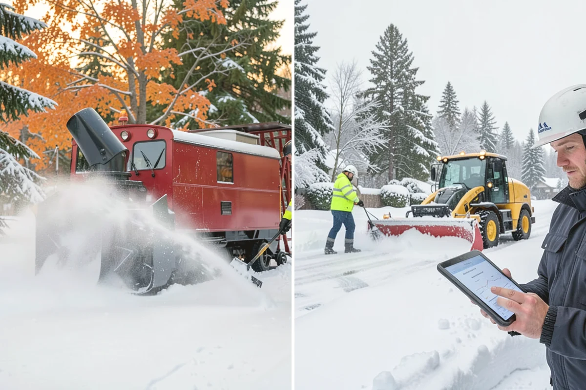 Flat Roof Snow Removal in Covington, King County, WA - Inspect the membrane and locate all drains