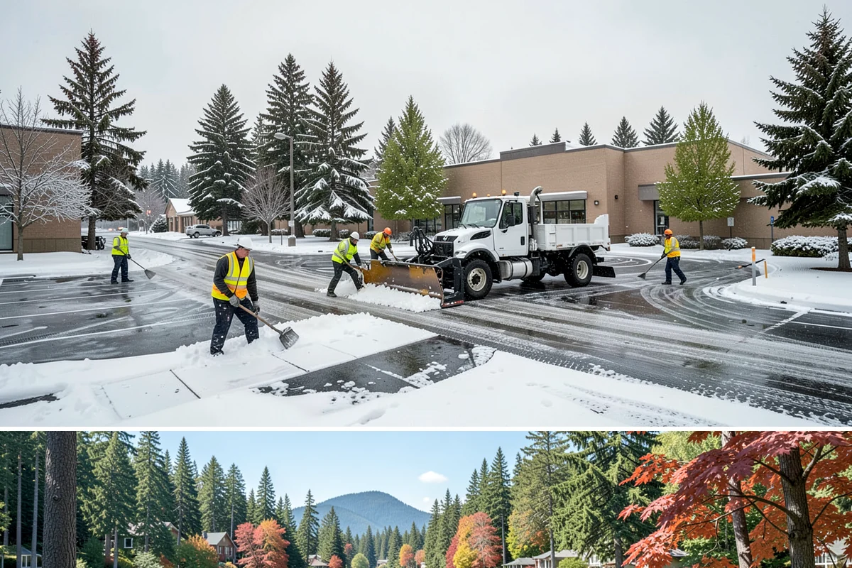 Flat Roof Snow Removal in Covington, King County, WA - Flat roof snow removal is most urgent during prolonged lowland snow and the wet spells that let meltwater pond and add weight.