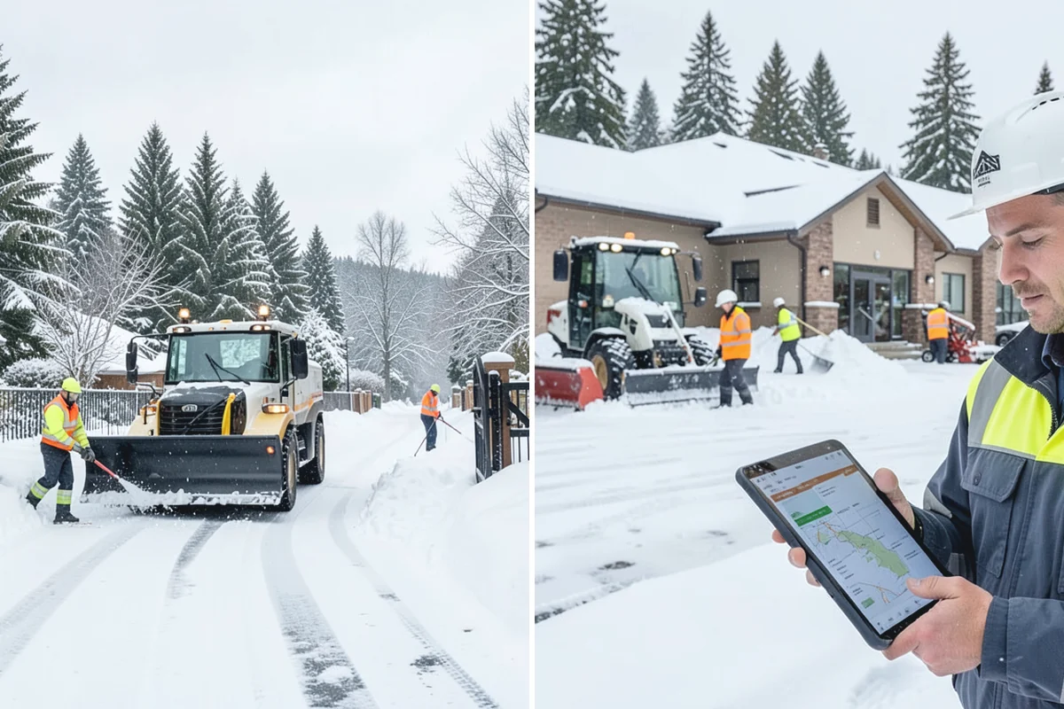 Flat Roof Snow Removal in Darrington, Snohomish County, WA - Inspect the membrane and locate all drains