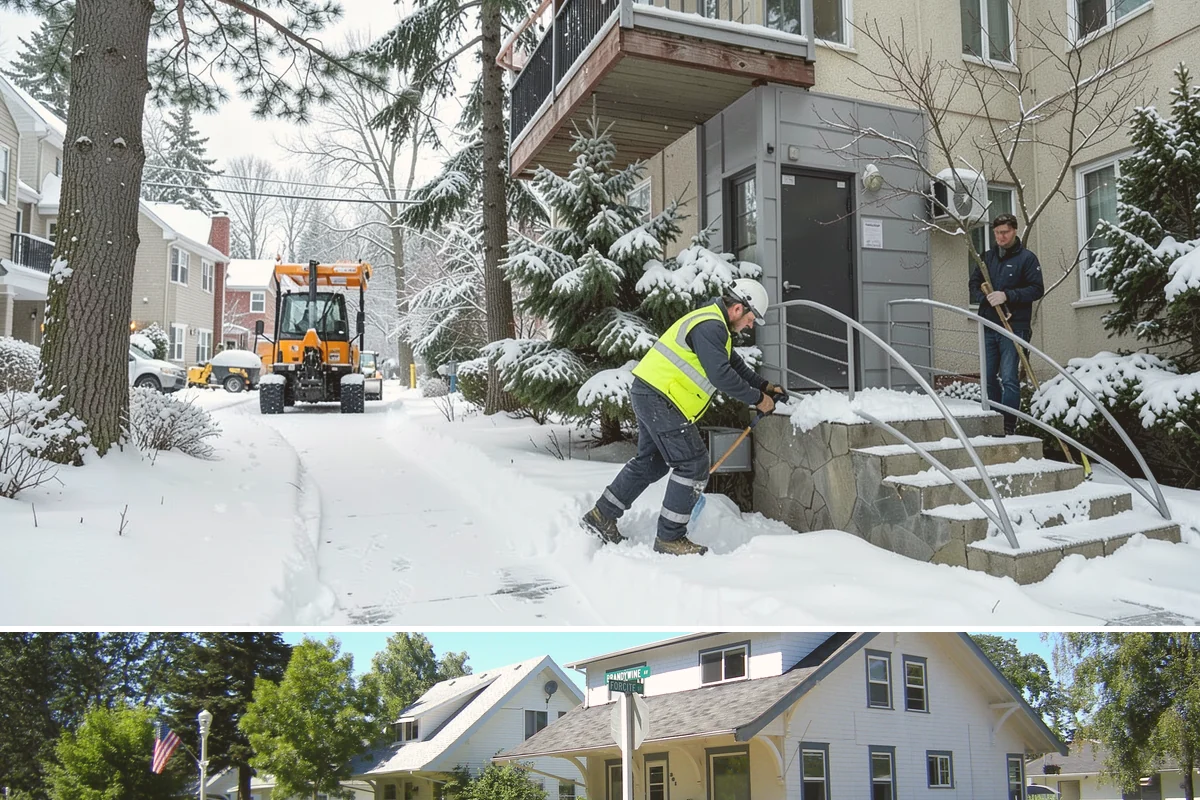 Flat Roof Snow Removal in DuPont, Pierce County, WA - Flat roof snow removal is most urgent during prolonged lowland snow and the wet spells that let meltwater pond and add weight.