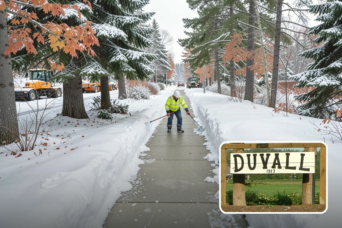 Flat Roof Snow Removal in Duvall, King County, WA - Prevents dangerous load buildup on non-shedding roofs
