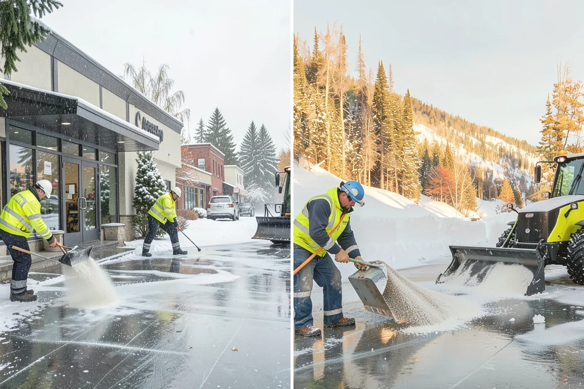 Flat Roof Snow Removal in Duvall, King County, WA - Inspect the membrane and locate all drains