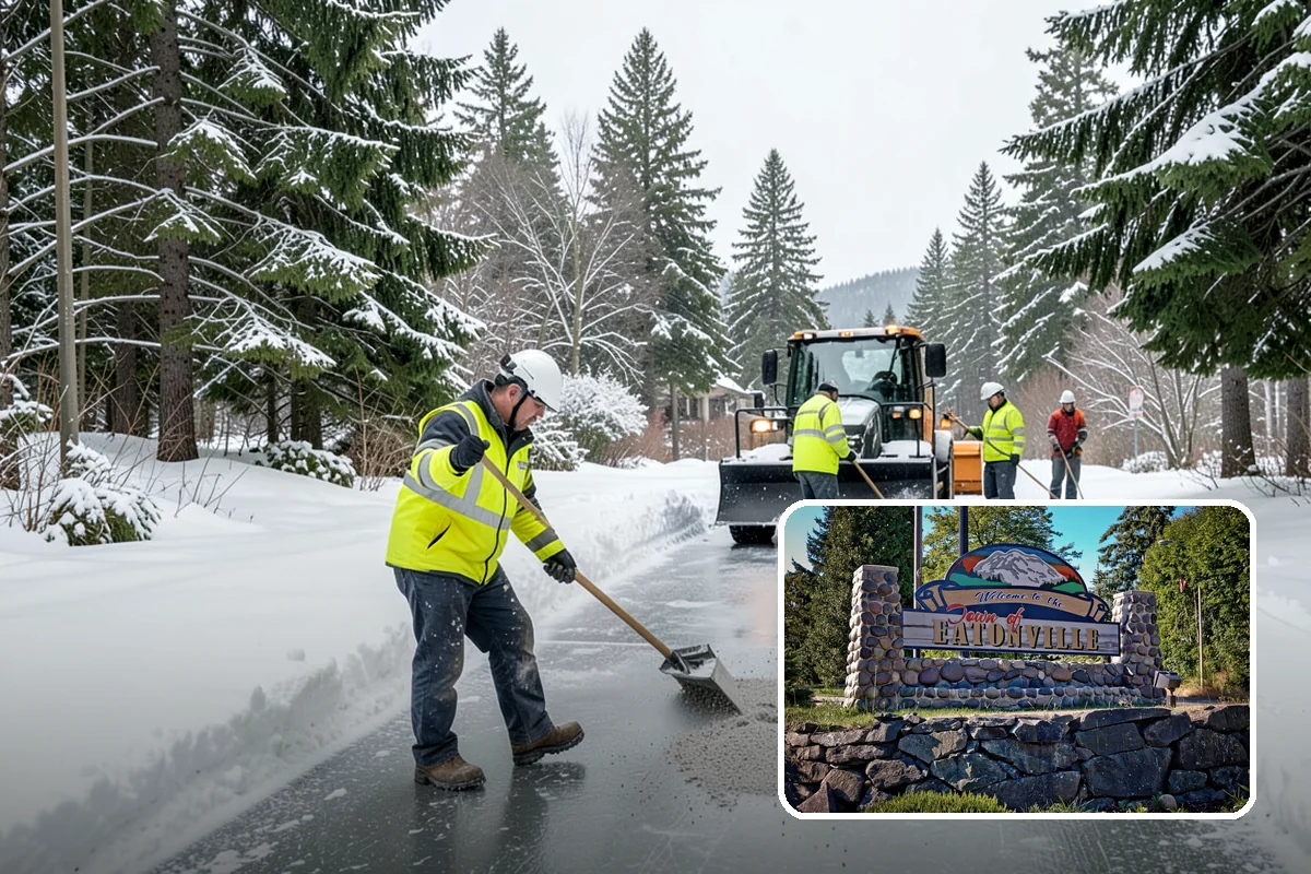 Flat Roof Snow Removal in Eatonville, Pierce County, WA - Prevents dangerous load buildup on non-shedding roofs