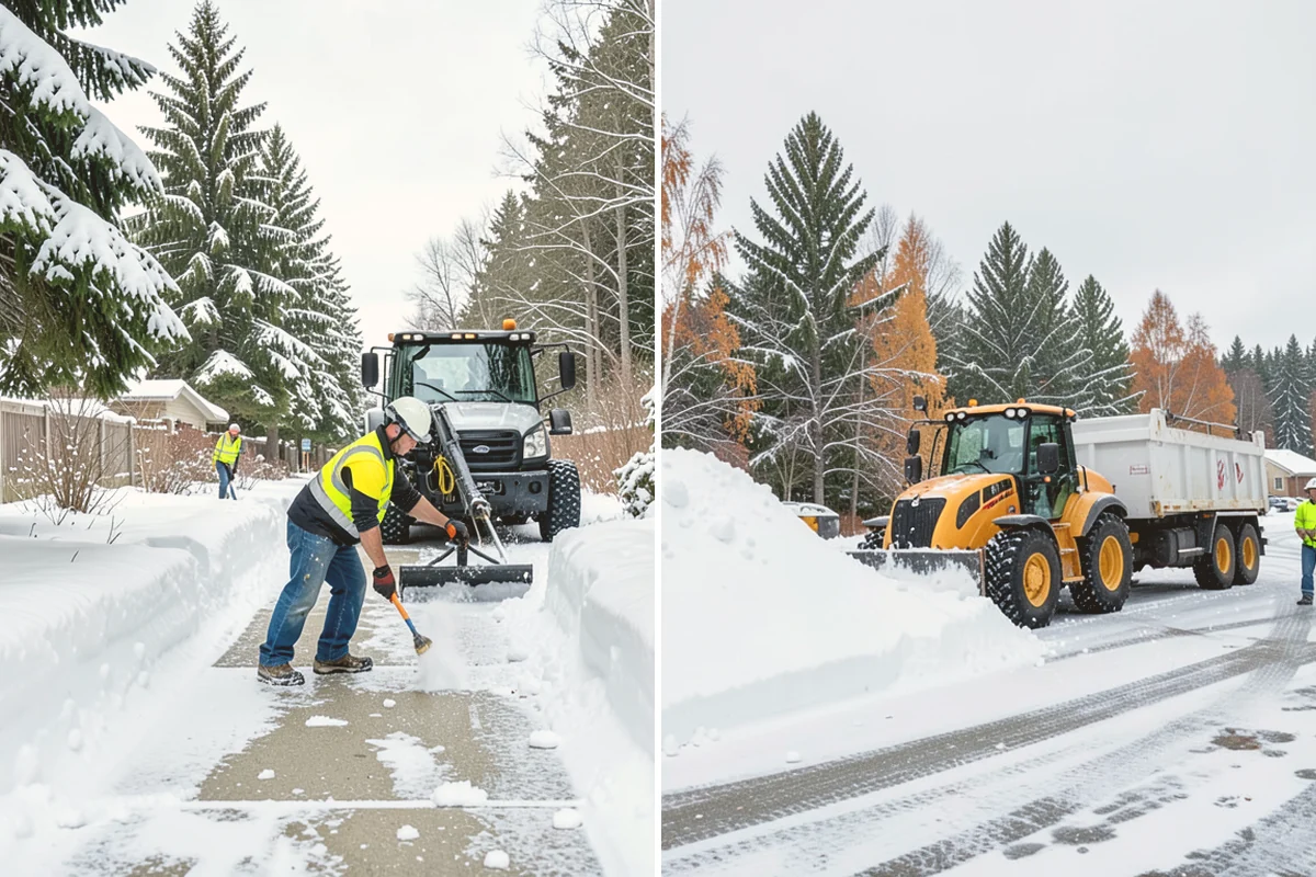 Flat Roof Snow Removal in Eatonville, Pierce County, WA - Inspect the membrane and locate all drains