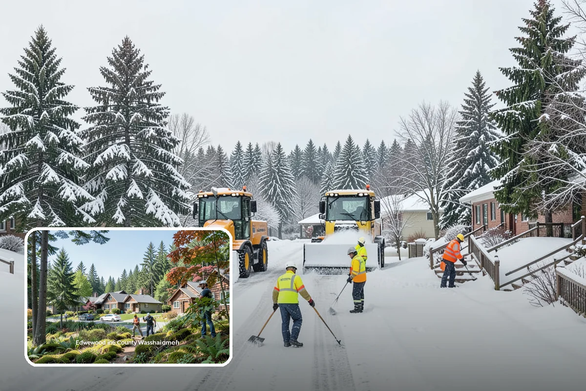 Flat Roof Snow Removal in Edgewood, Pierce County, WA - Prevents dangerous load buildup on non-shedding roofs