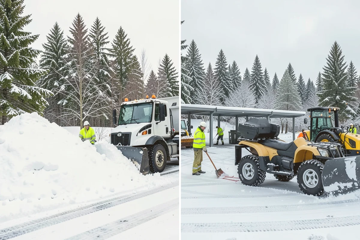 Flat Roof Snow Removal in Edmonds, Snohomish County, WA - Inspect the membrane and locate all drains