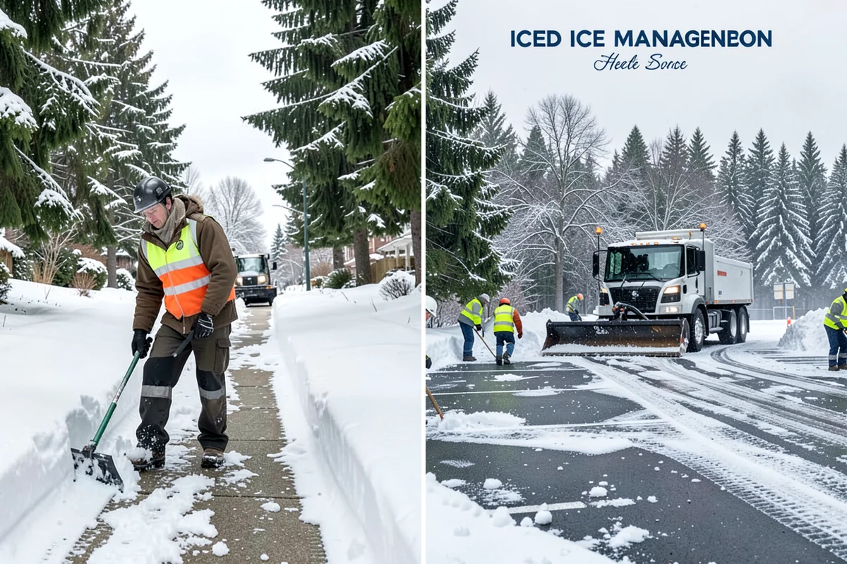 Flat Roof Snow Removal in Enumclaw, King County, WA - Inspect the membrane and locate all drains