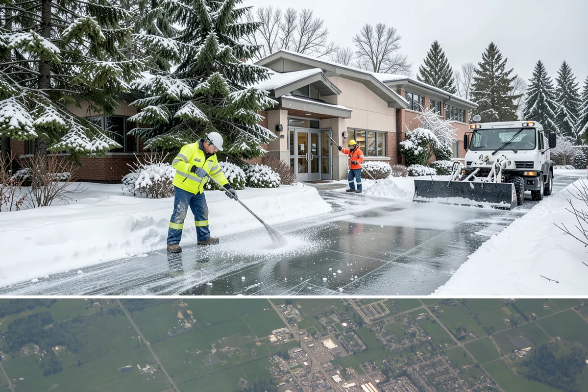 Flat Roof Snow Removal in Enumclaw, King County, WA - Flat roof snow removal is most urgent during prolonged lowland snow and the wet spells that let meltwater pond and add weight.