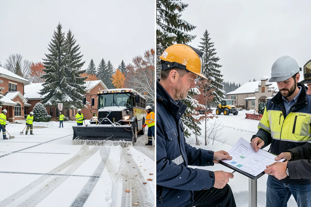 Flat Roof Snow Removal in Everett, Snohomish County, WA - Inspect the membrane and locate all drains
