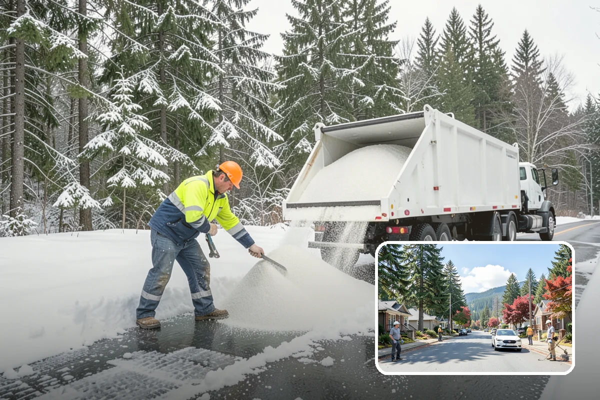 Flat Roof Snow Removal in Hunts Point, King County, WA - Prevents dangerous load buildup on non-shedding roofs