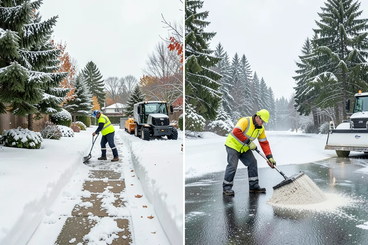 Flat Roof Snow Removal in Kenmore, King County, WA - Inspect the membrane and locate all drains