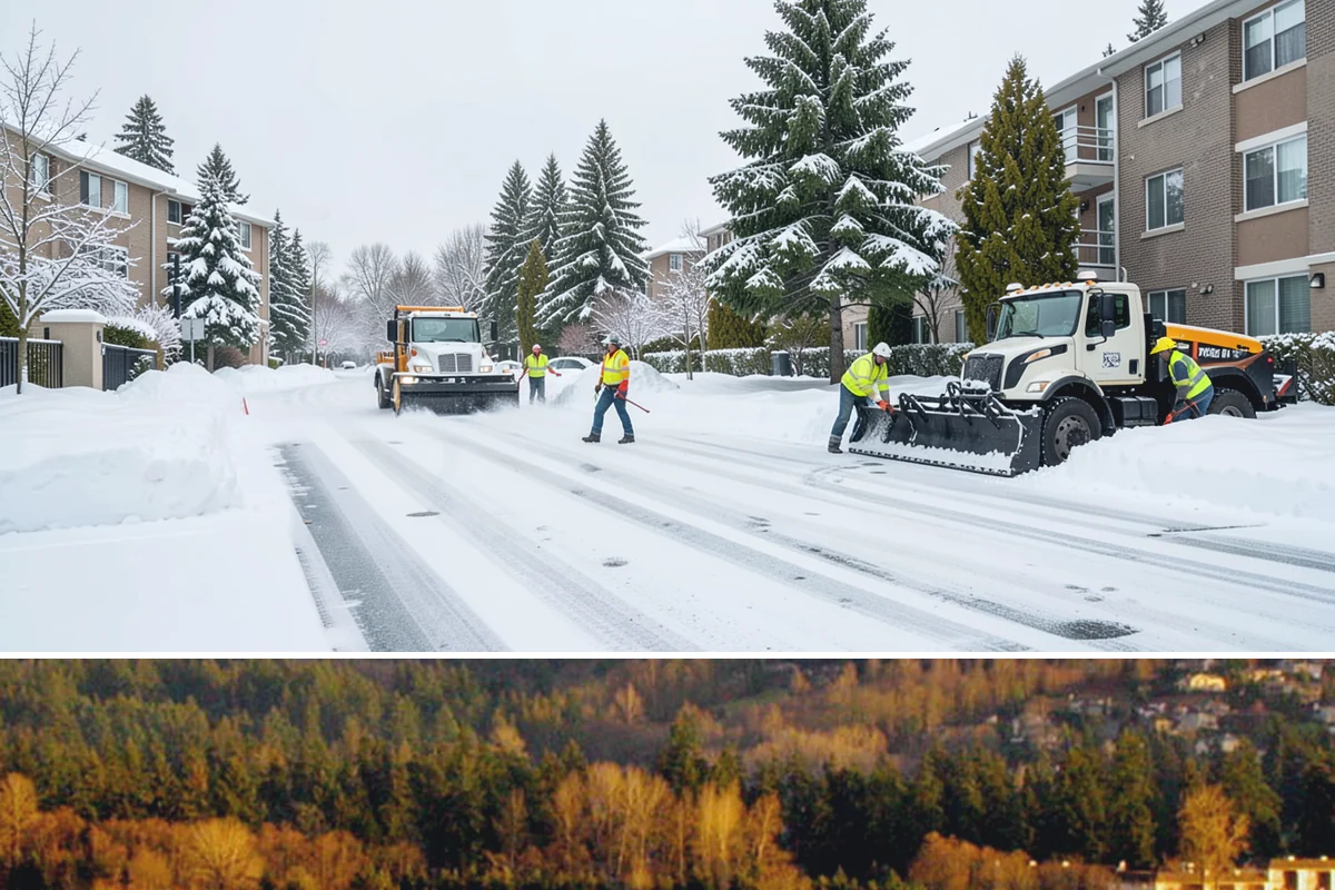 Flat Roof Snow Removal in Kenmore, King County, WA - Flat roof snow removal is most urgent during prolonged lowland snow and the wet spells that let meltwater pond and add weight.