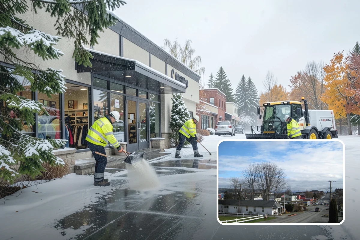 Flat Roof Snow Removal in Langley, Island County, WA - Prevents dangerous load buildup on non-shedding roofs