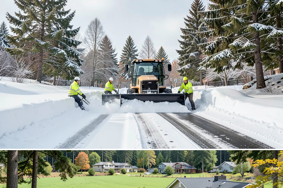 Flat Roof Snow Removal in Lyman, Skagit County, WA - Flat roof snow removal is most urgent during prolonged lowland snow and the wet spells that let meltwater pond and add weight.