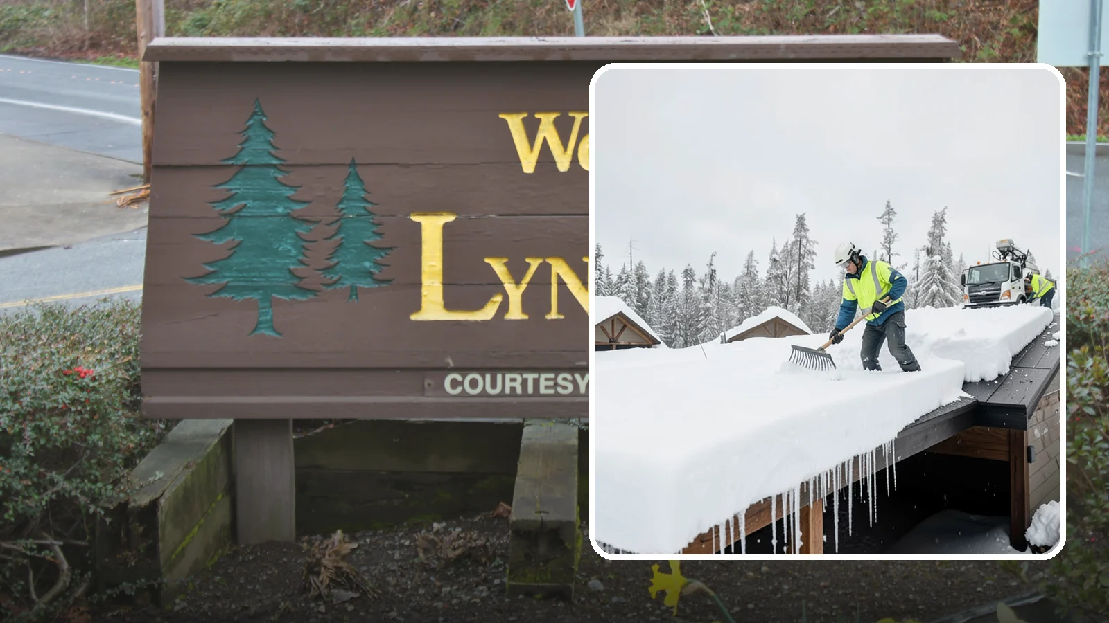 Flat Roof Snow Removal in Lynnwood, Snohomish County, WA - We clear snow from flat and low-slope roofs where drainage is poor and loads concentrate quickly.