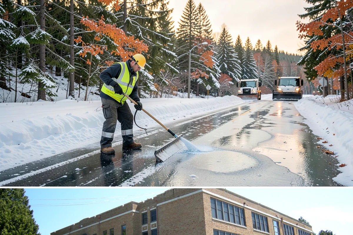 Flat Roof Snow Removal in Maple Valley, King County, WA - Flat roof snow removal is most urgent during prolonged lowland snow and the wet spells that let meltwater pond and add weight.
