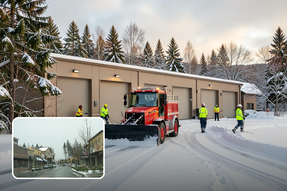 Flat Roof Snow Removal in Mill Creek, Snohomish County, WA - Prevents dangerous load buildup on non-shedding roofs