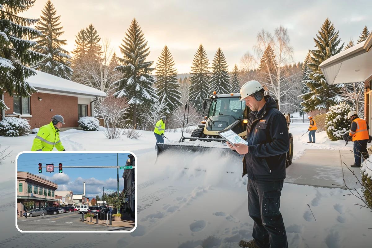 Flat Roof Snow Removal in Monroe, Snohomish County, WA - Prevents dangerous load buildup on non-shedding roofs