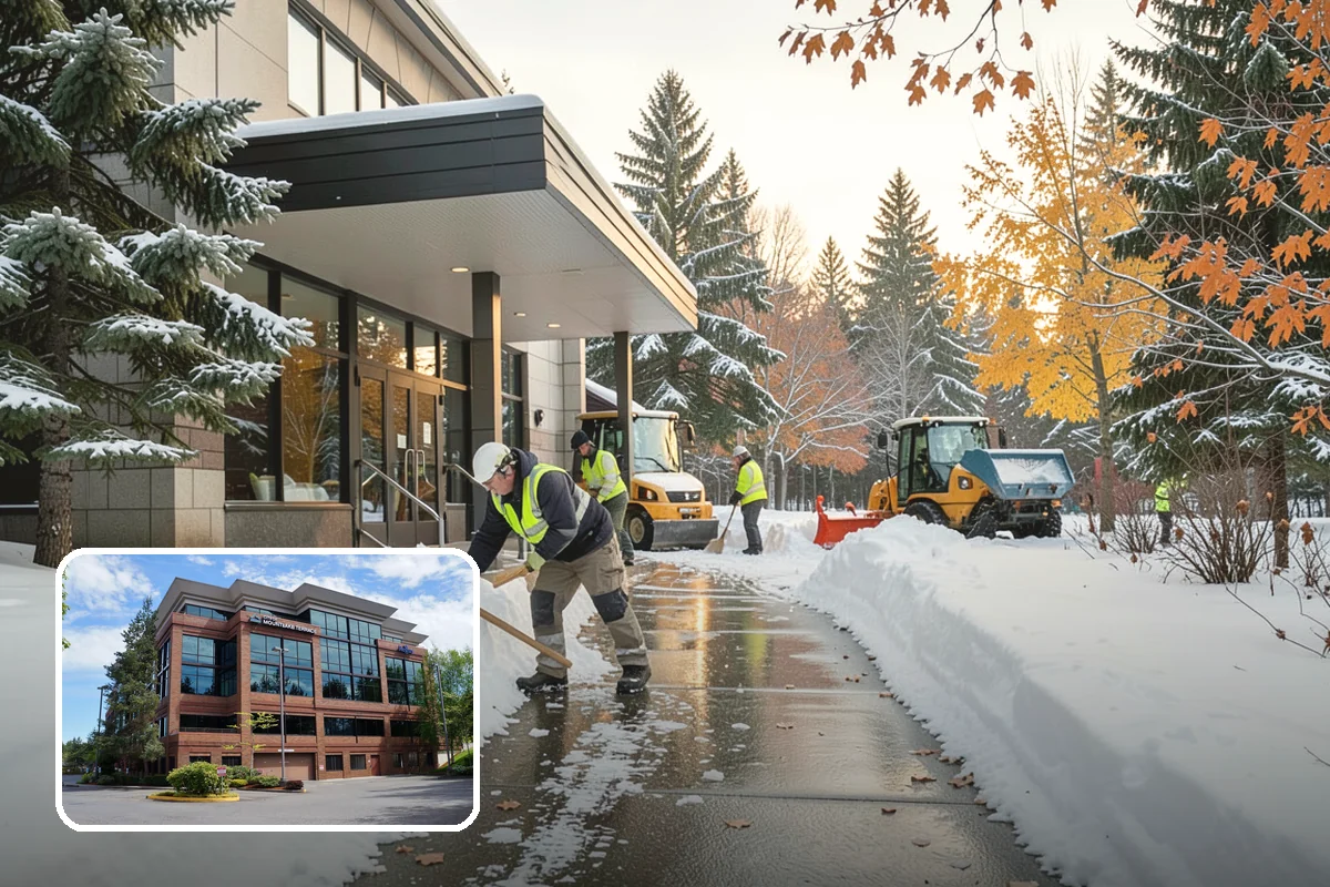 Flat Roof Snow Removal in Mountlake Terrace, Snohomish County, WA - Prevents dangerous load buildup on non-shedding roofs