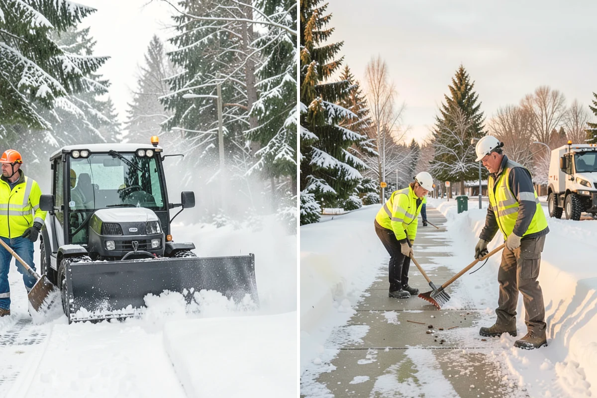 Flat Roof Snow Removal in Mukilteo, Snohomish County, WA - Inspect the membrane and locate all drains