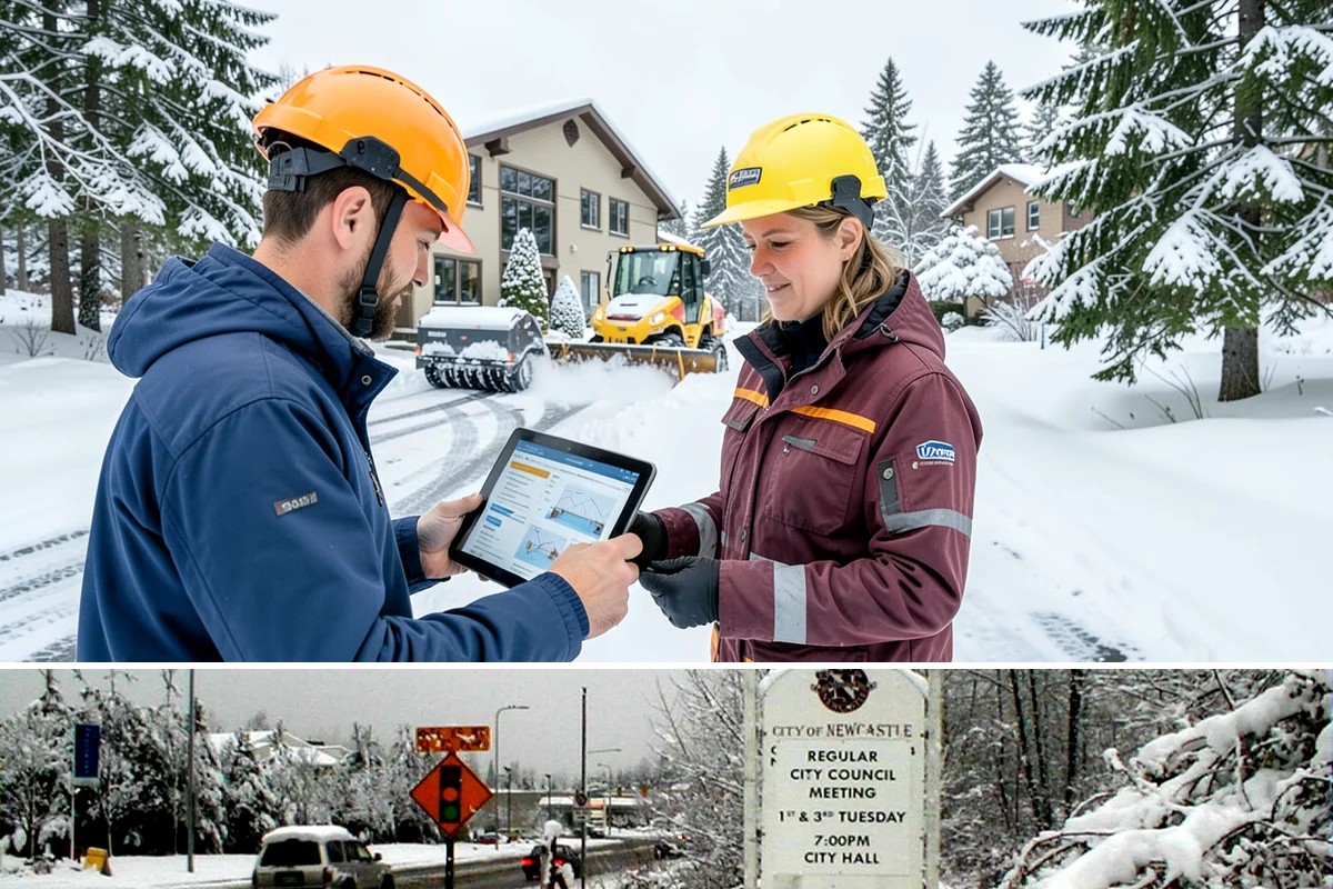 Flat Roof Snow Removal in Newcastle, King County, WA - Flat roof snow removal is most urgent during prolonged lowland snow and the wet spells that let meltwater pond and add weight.