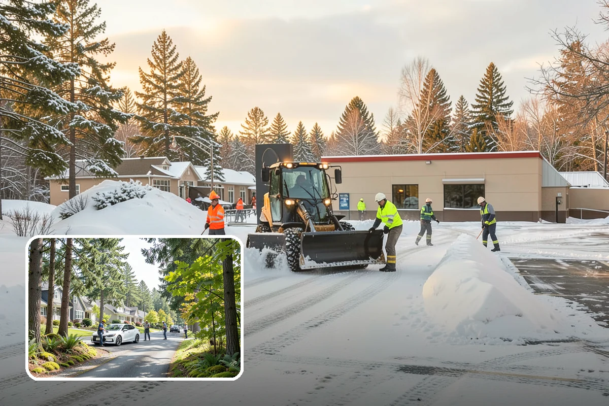 Flat Roof Snow Removal in Normandy Park, King County, WA - Prevents dangerous load buildup on non-shedding roofs