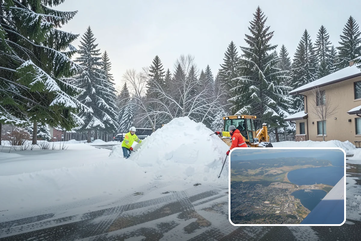 Flat Roof Snow Removal in Oak Harbor, Island County, WA - Prevents dangerous load buildup on non-shedding roofs