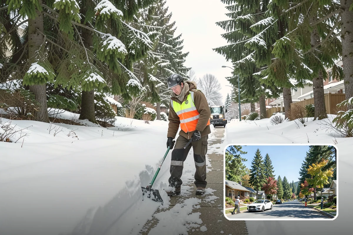 Flat Roof Snow Removal in Orting, Pierce County, WA - Prevents dangerous load buildup on non-shedding roofs