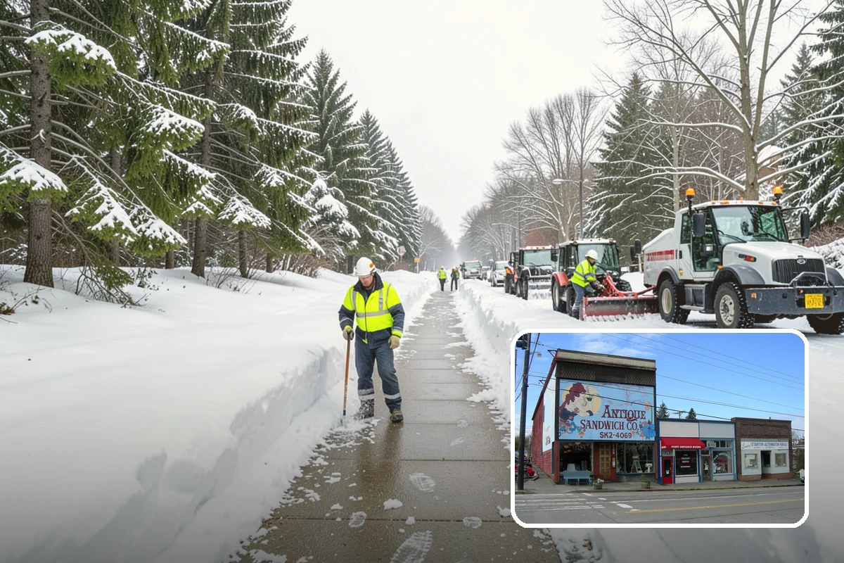 Flat Roof Snow Removal in Ruston, Pierce County, WA - Prevents dangerous load buildup on non-shedding roofs