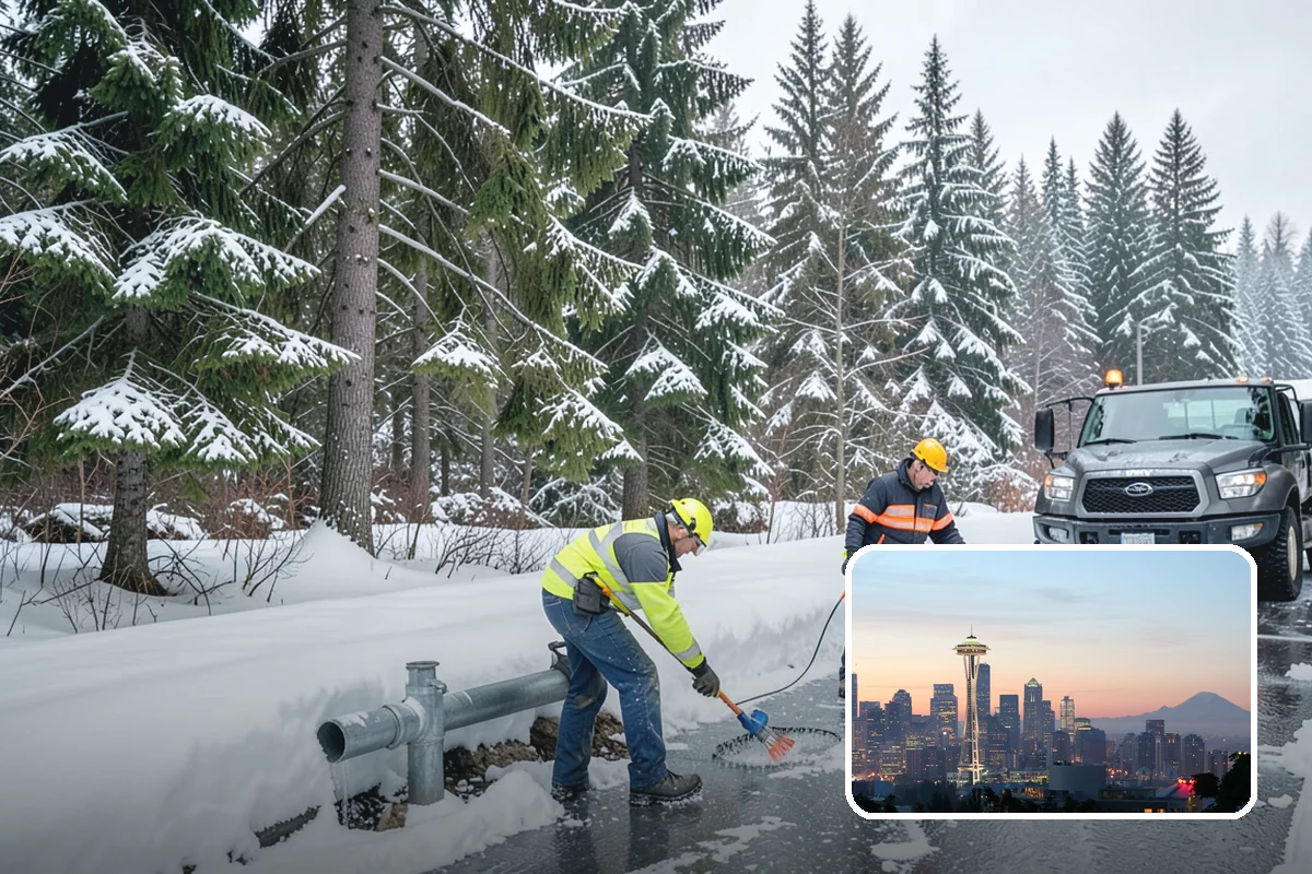 Flat Roof Snow Removal in Seattle, King County, WA - Prevents dangerous load buildup on non-shedding roofs