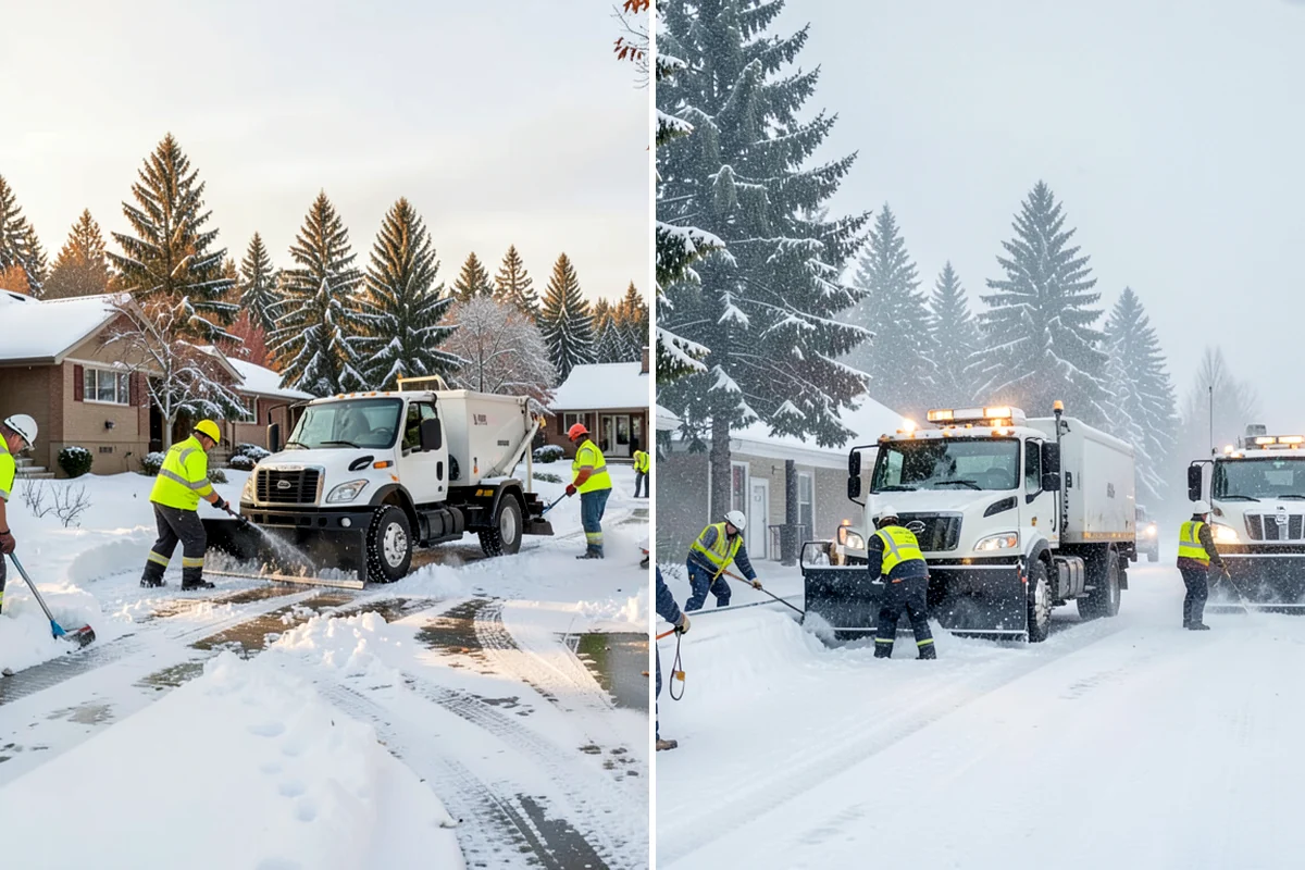 Flat Roof Snow Removal in Seattle, King County, WA - Inspect the membrane and locate all drains
