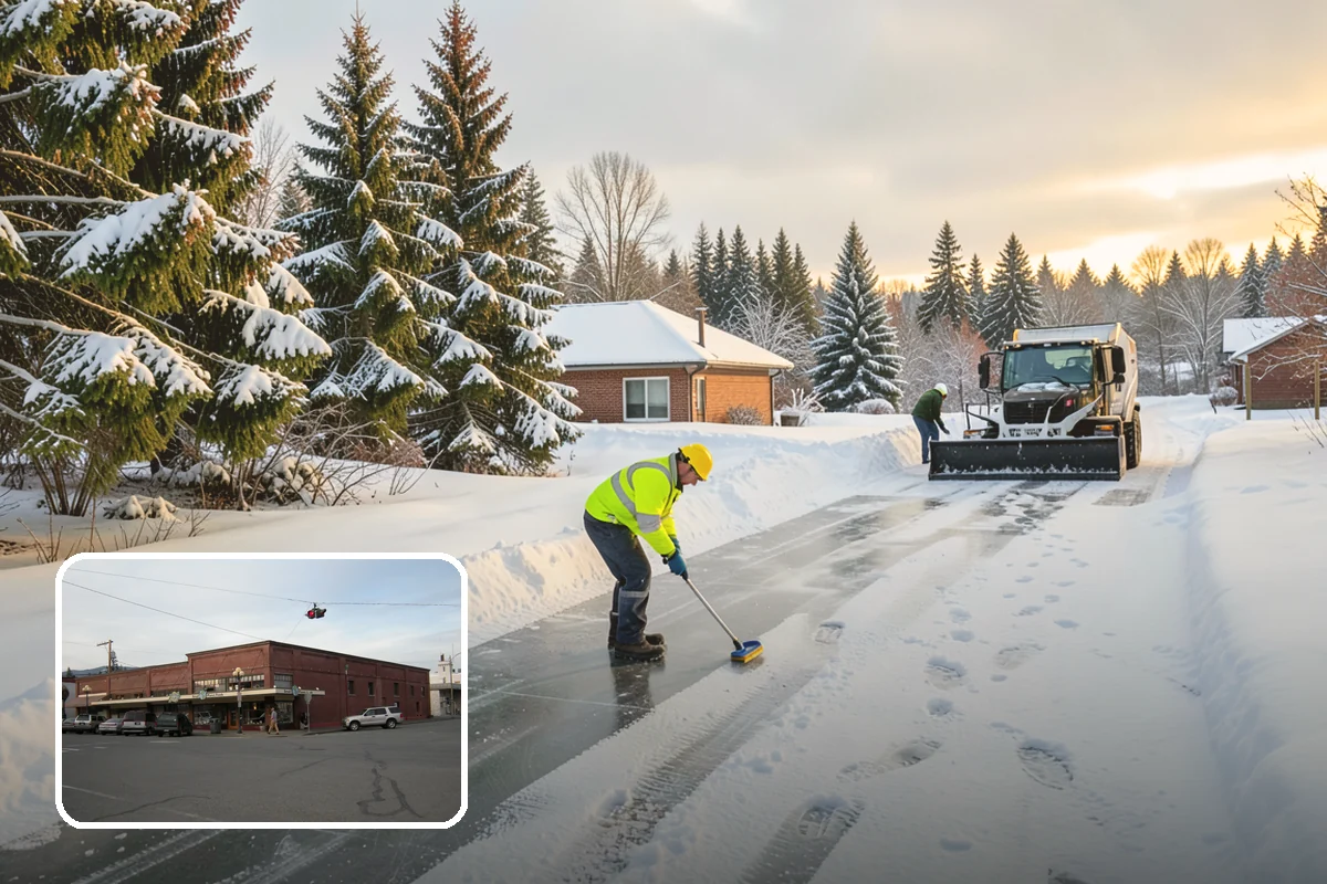 Flat Roof Snow Removal in Sedro-Woolley, Skagit County, WA - Prevents dangerous load buildup on non-shedding roofs