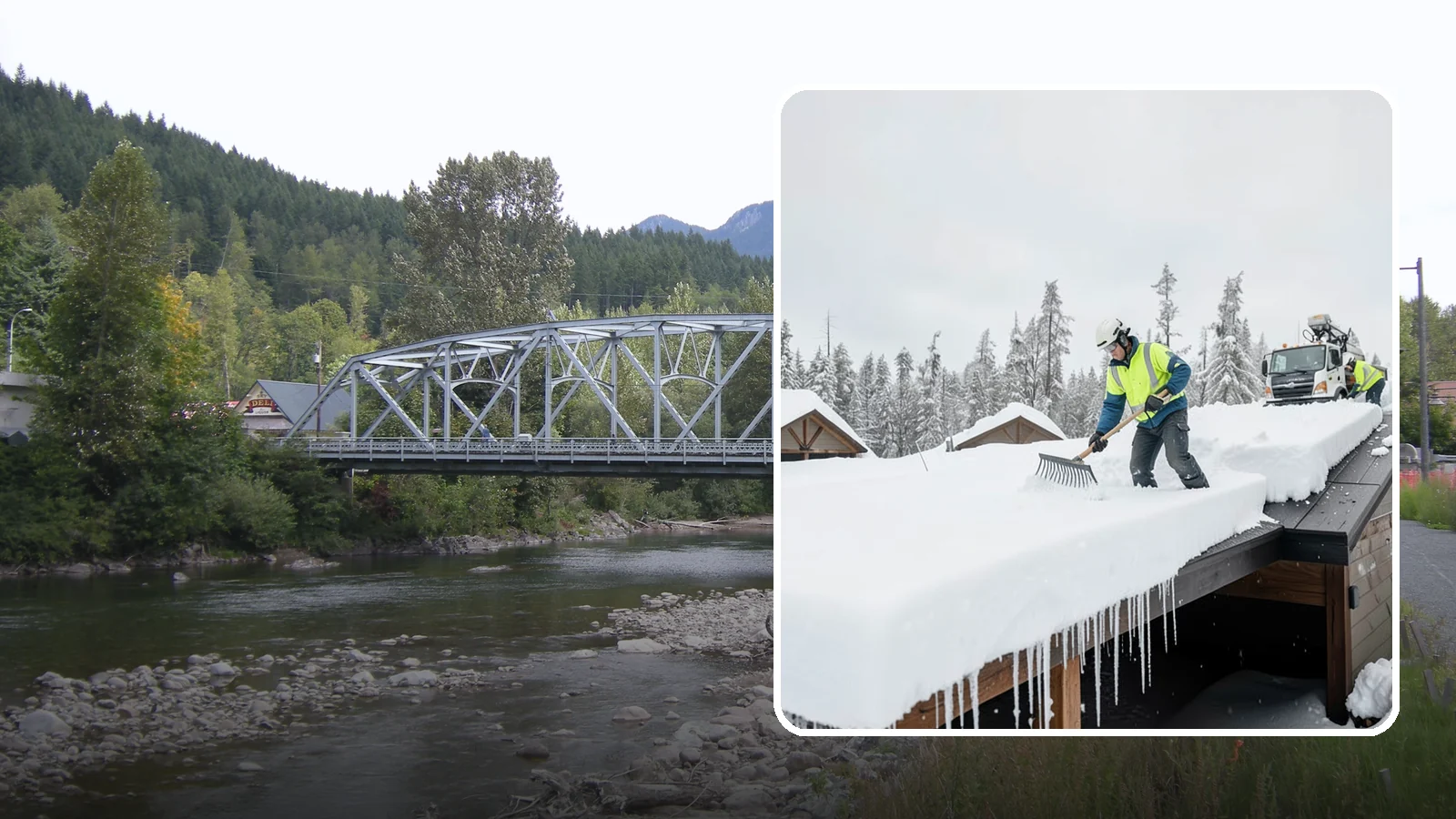 Flat Roof Snow Removal in Skykomish, King County, WA - We clear snow from flat and low-slope roofs where drainage is poor and loads concentrate quickly.
